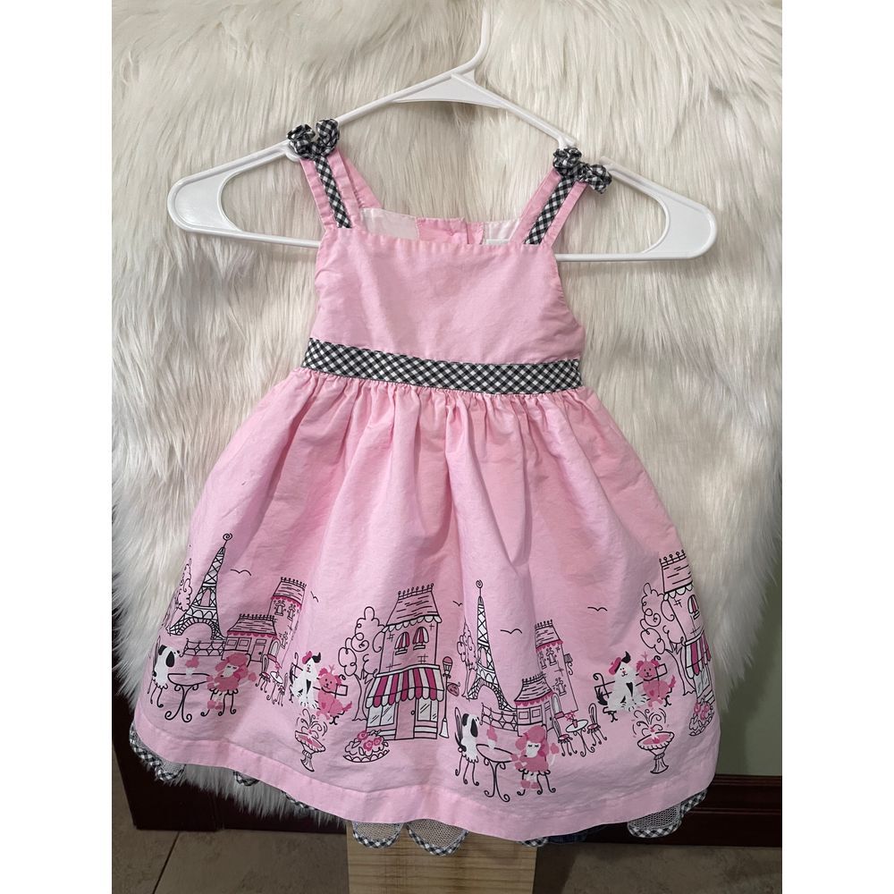 Rare Editions Girls Pink Sleeveless Dress Size 3T Used